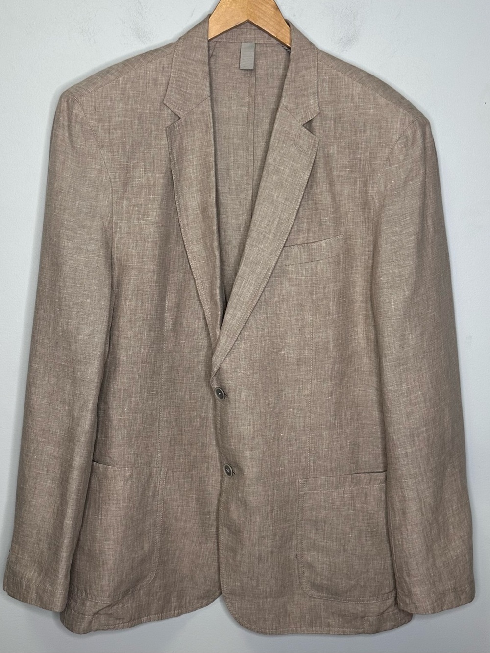 Boss Hugo Boss 100% Pure Linen Single Breasted 2 Buttons Sport Jacket Blazer